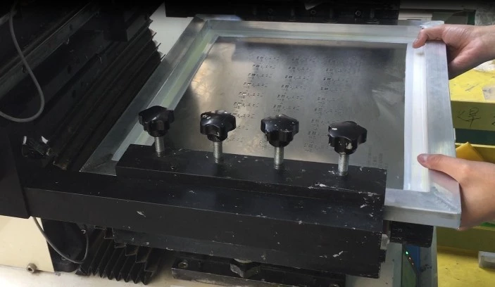smt semi-auto stencil printer